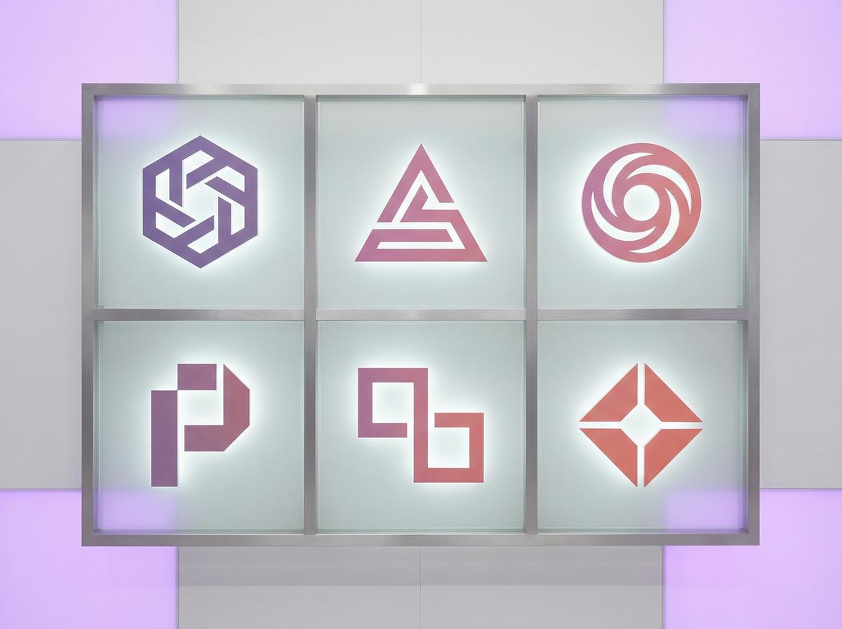 17c一起草合作影视品牌Logo墙